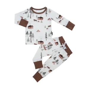 Long Sleeve PJ Set - Moose