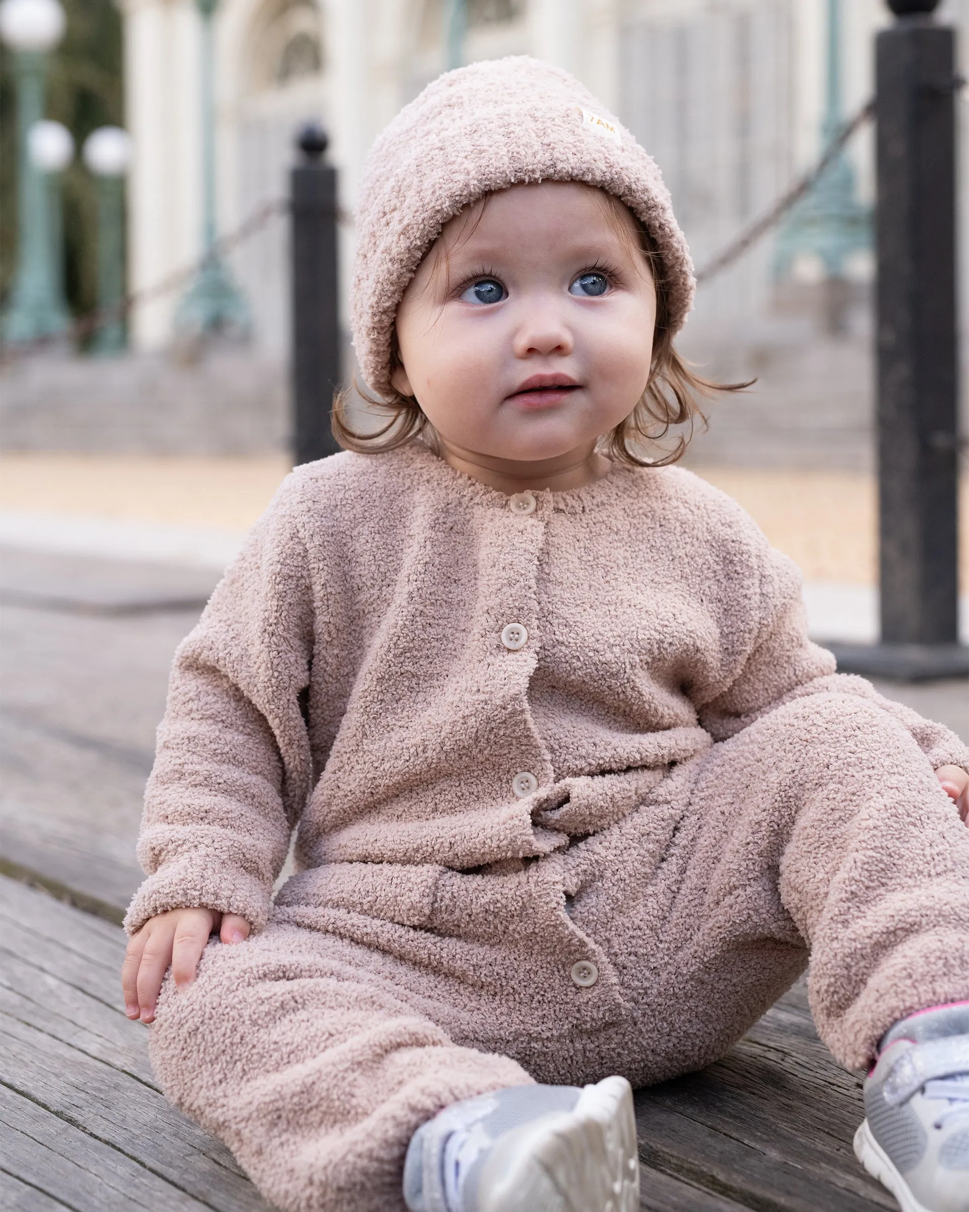 Long Sleeve Romper - Fuzzy