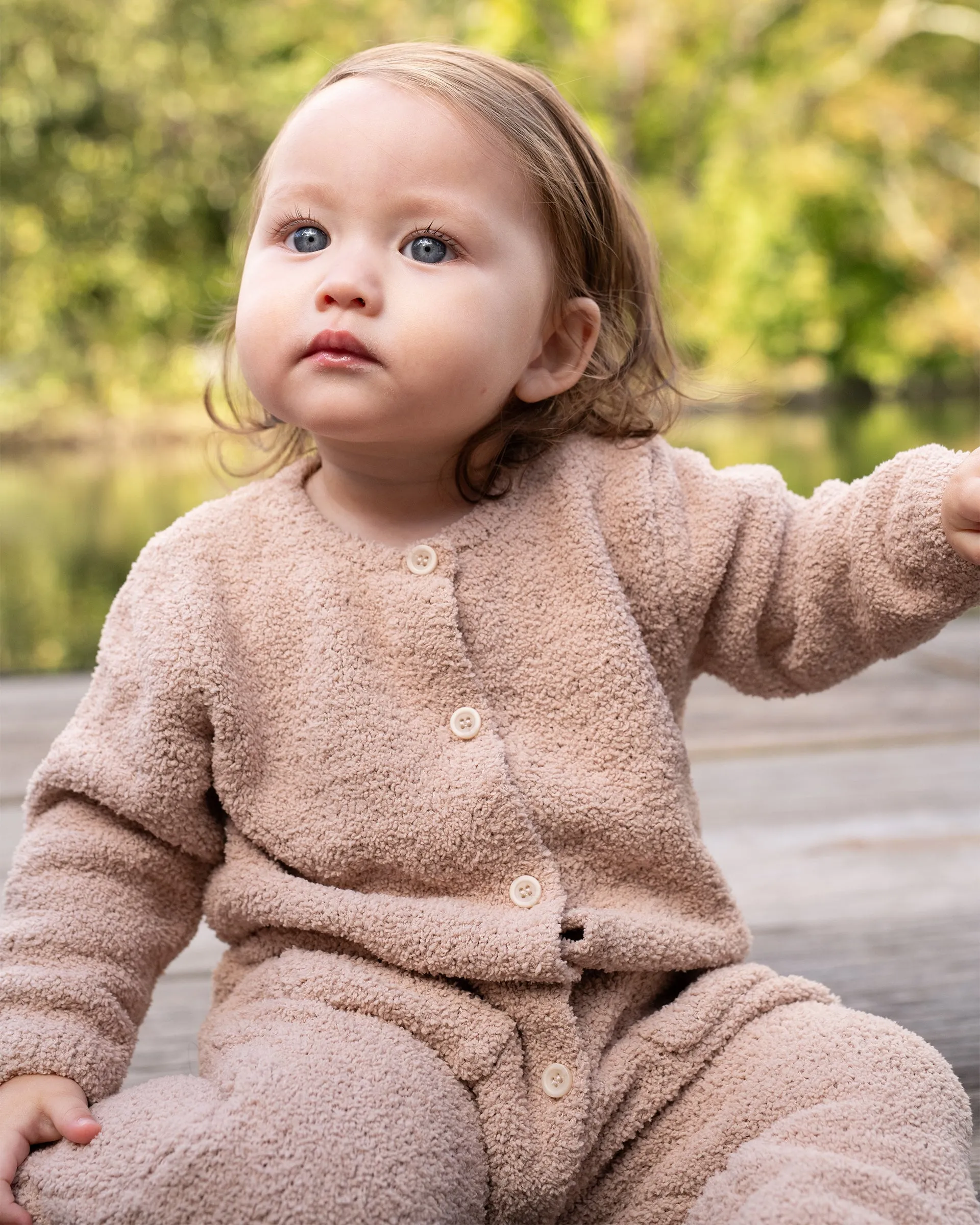 Long Sleeve Romper - Fuzzy