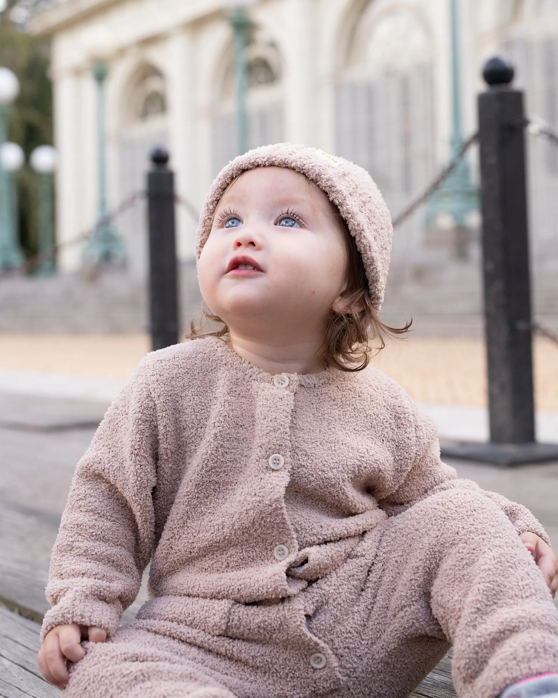 Long Sleeve Romper - Fuzzy