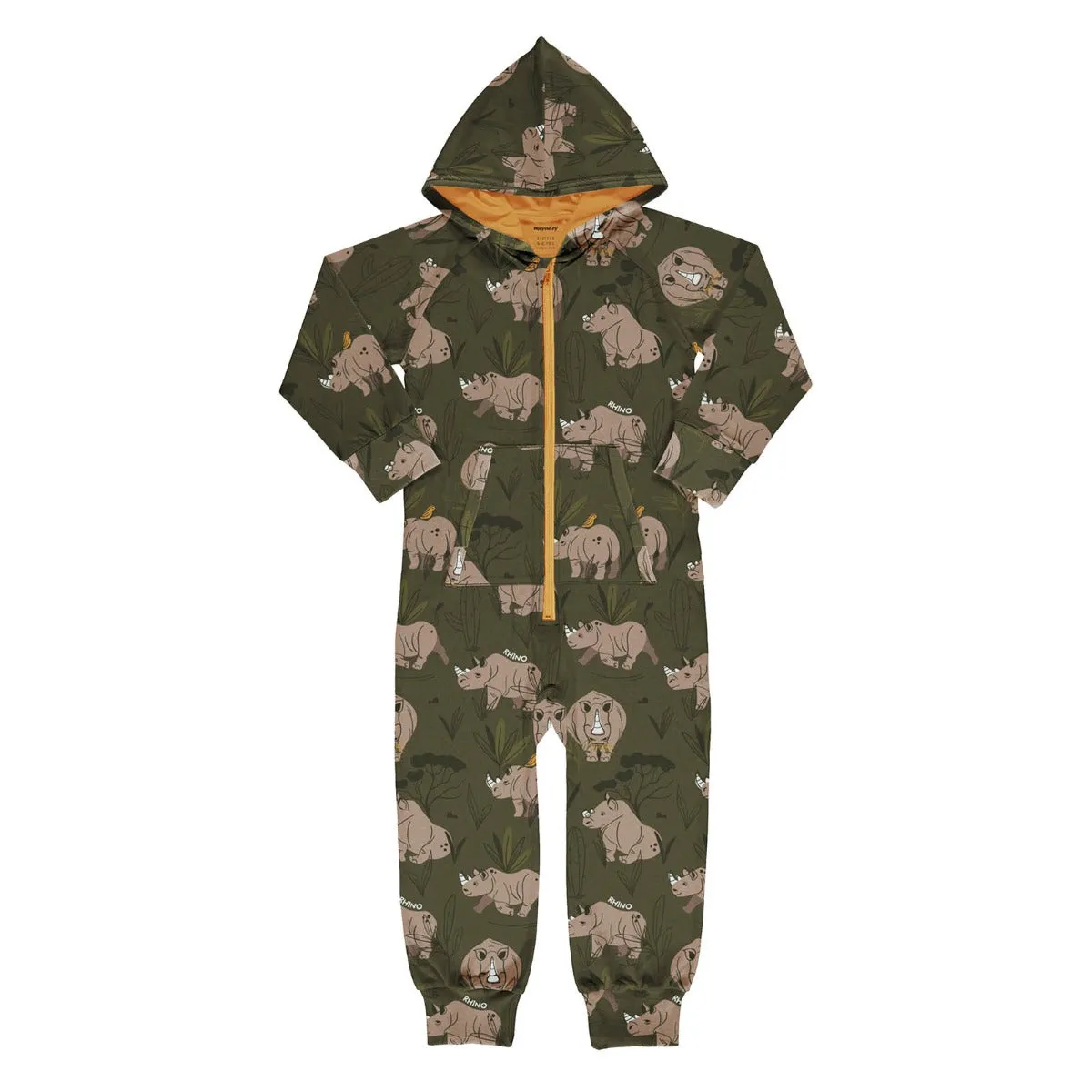 Meyadey Roaming Rhino Hooded One Piece