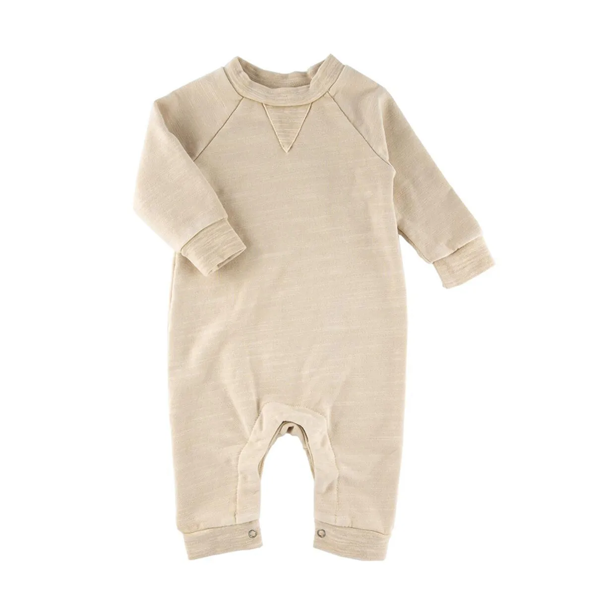 Miki Miette - Crewneck Romper - Oatmeal