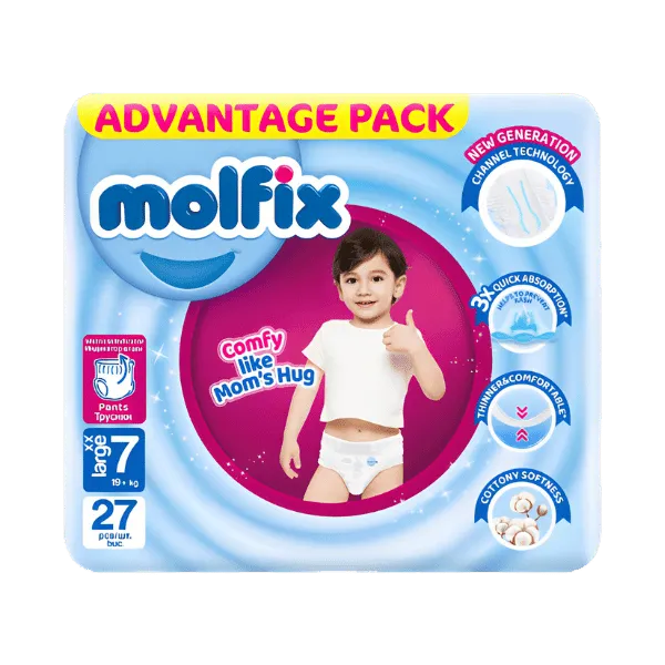 Molfix Pants XX-large 19 kg 7 27pcs