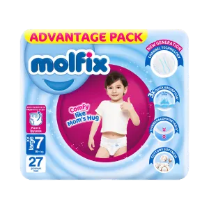 Molfix Pants XX-large 19 kg 7 27pcs