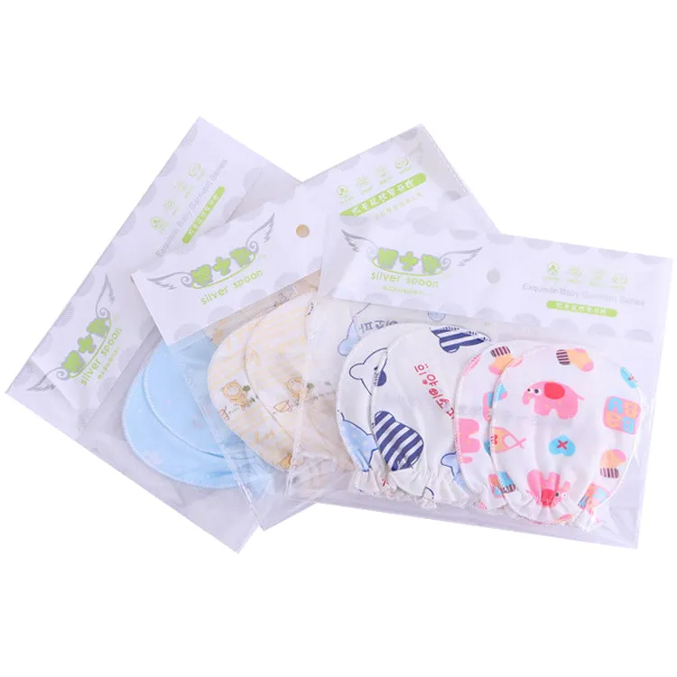 Newborn Baby Anti-scratch Face Artifact 0 Cotton Breathable Summer 3-12 Months 6 Newborn Baby Spring And Autumn Thin Gloves