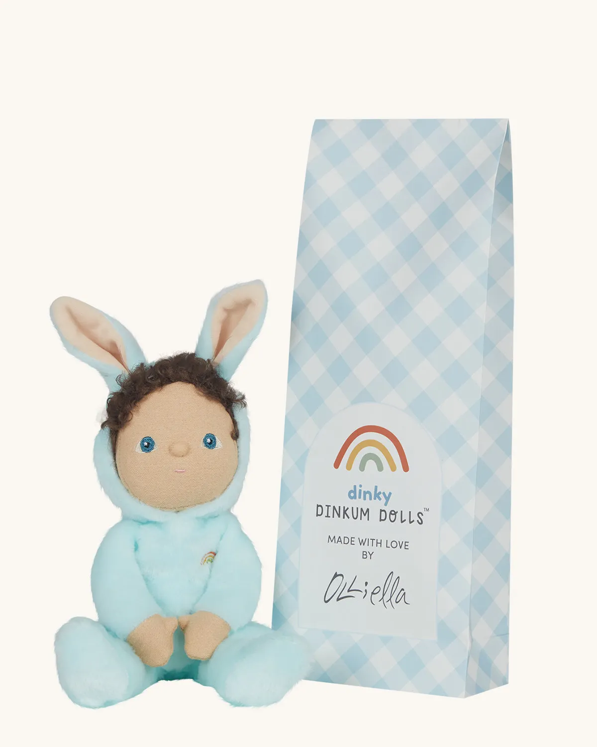 Olli Ella Dinky Dinkum Doll Fluffles -  Basil Bunny