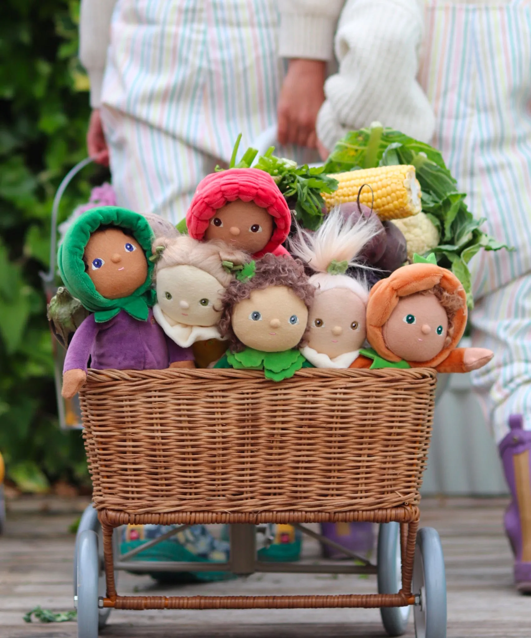 Olli Ella Dinky Dinkum Doll Happy Harvest - Ellis Aubergine