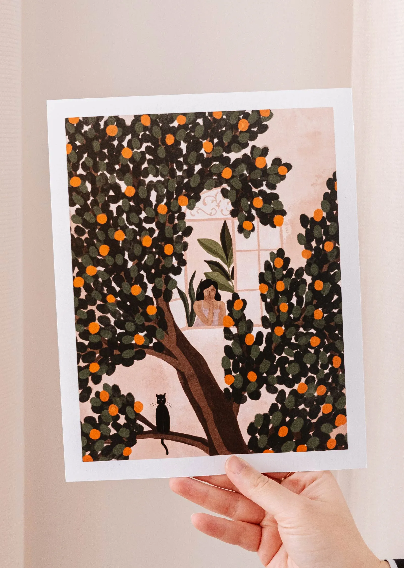 Orange tree Art Print