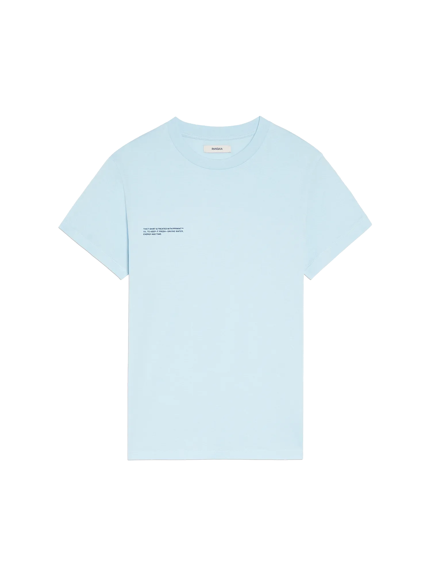 Organic Cotton Lightweight Fitted T-shirt—baby blue