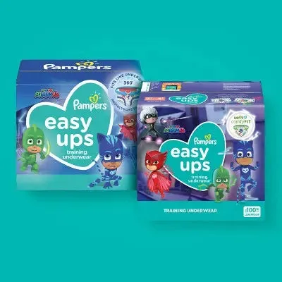 Pampers Easy Ups Boys' Training Pants Enormous Pack - Size 5T-6T - 80ct