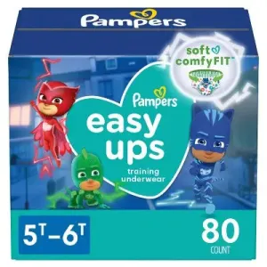 Pampers Easy Ups Boys' Training Pants Enormous Pack - Size 5T-6T - 80ct