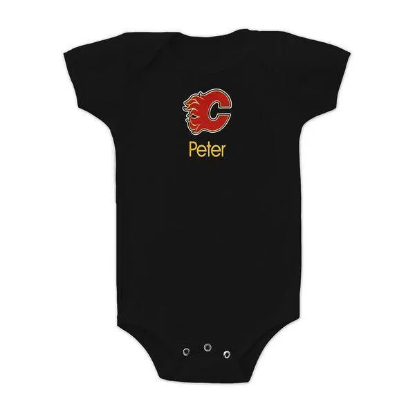 Personalized Calgary Flames Bodysuit