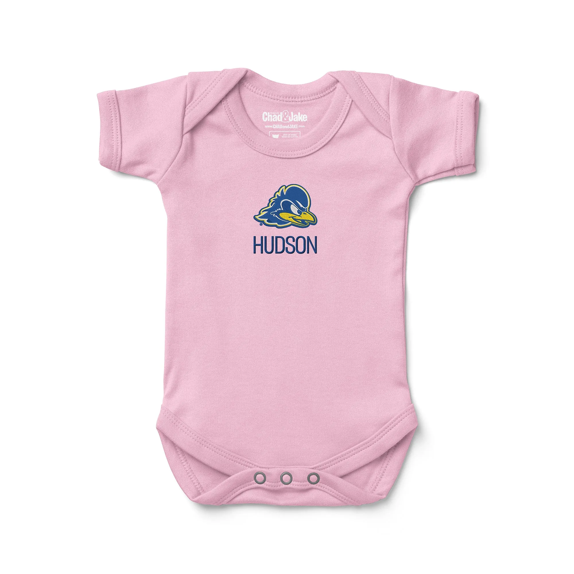 Personalized Delaware Fightin' Blue Hens Bodysuit