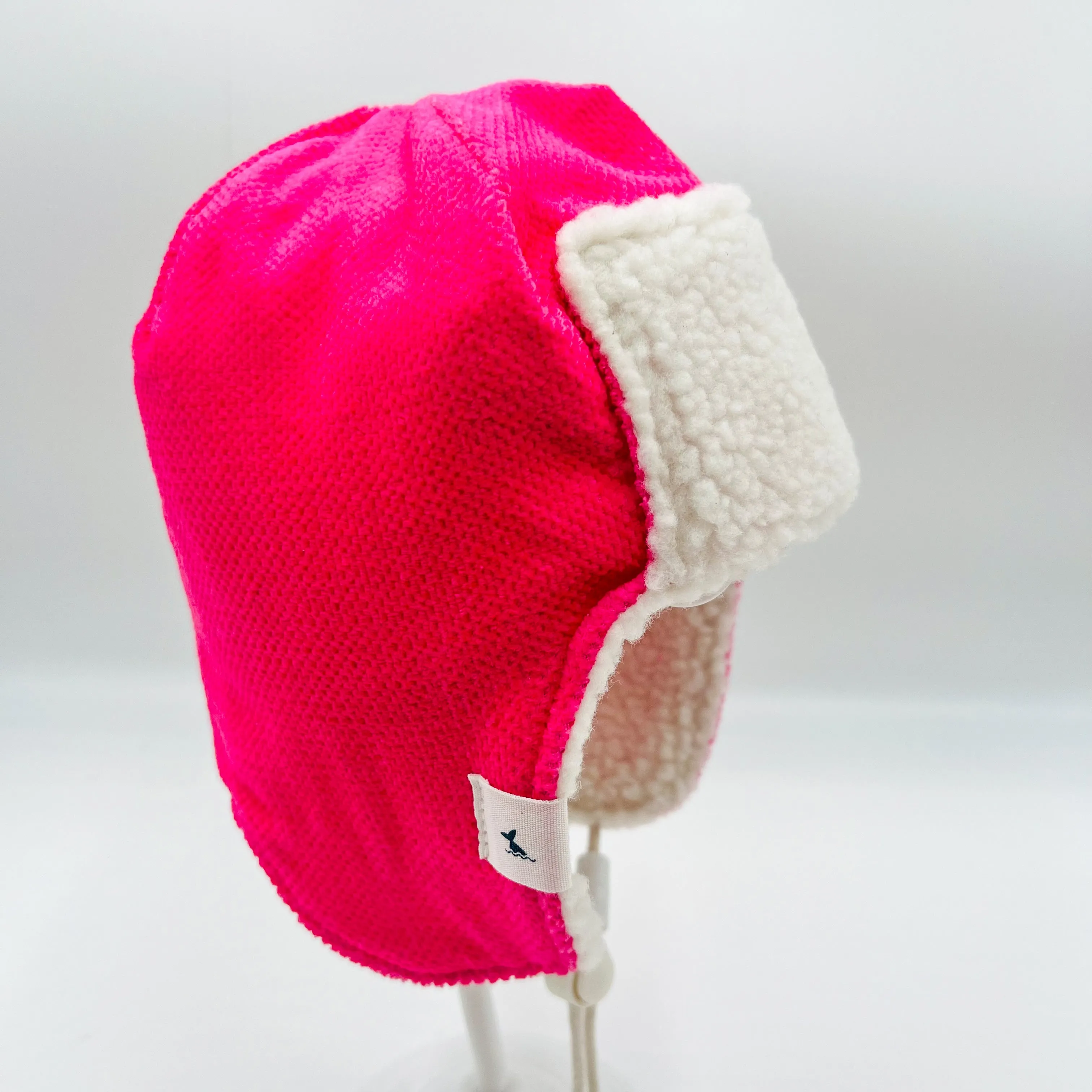 Pilot Hat (fuchsia corduroy)