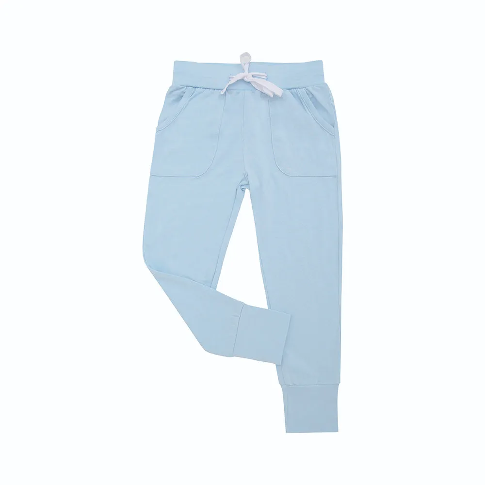 Pocket Jogger Pants - Hydrangea Blue