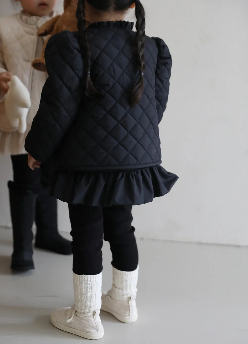 Quilted Puff Jacket _ Black