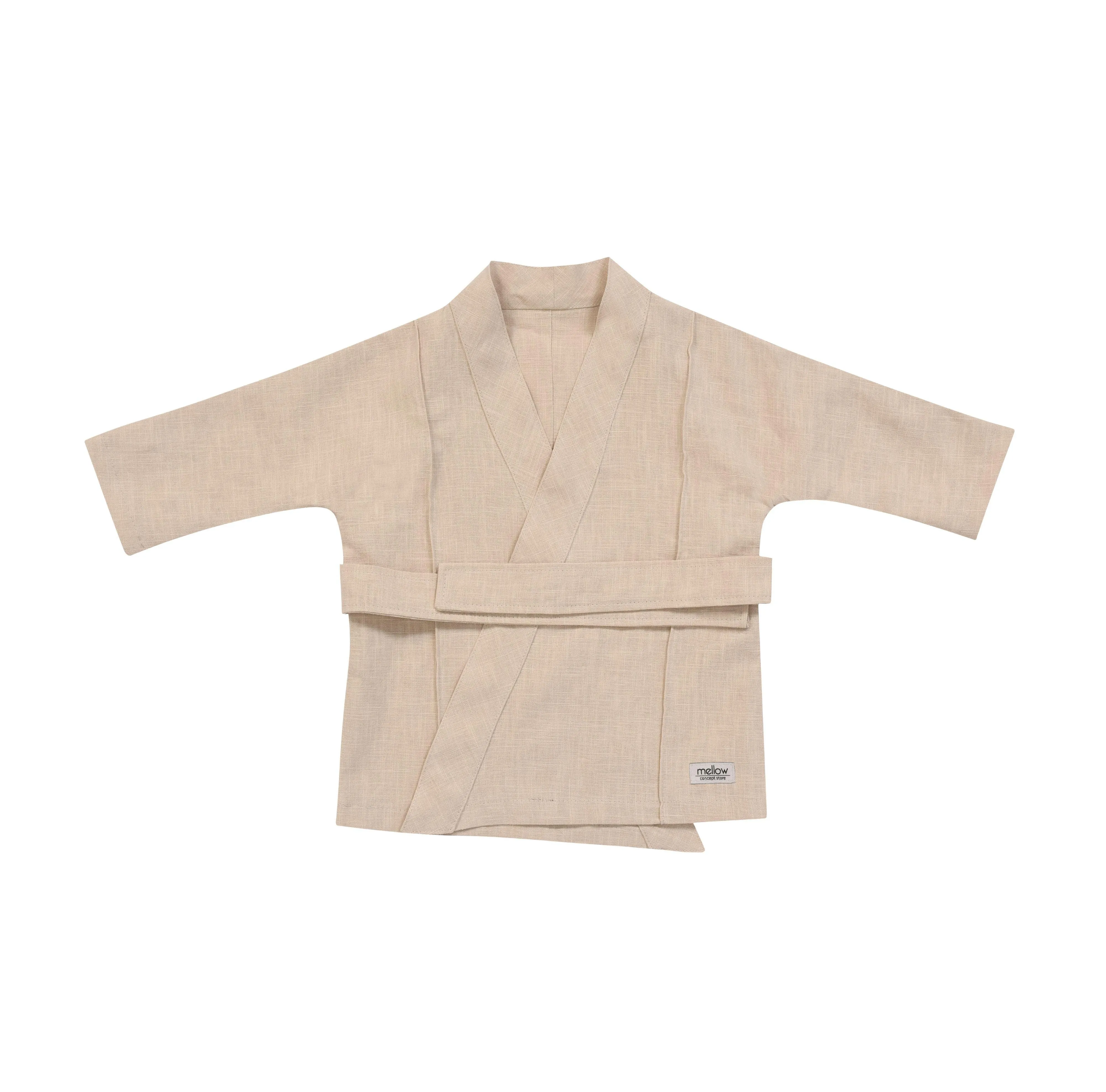 Ramie Baby/Kid Kimono - Beige