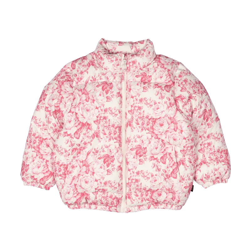 Rock Your Baby Floral Toile Padded Jacket with Lining