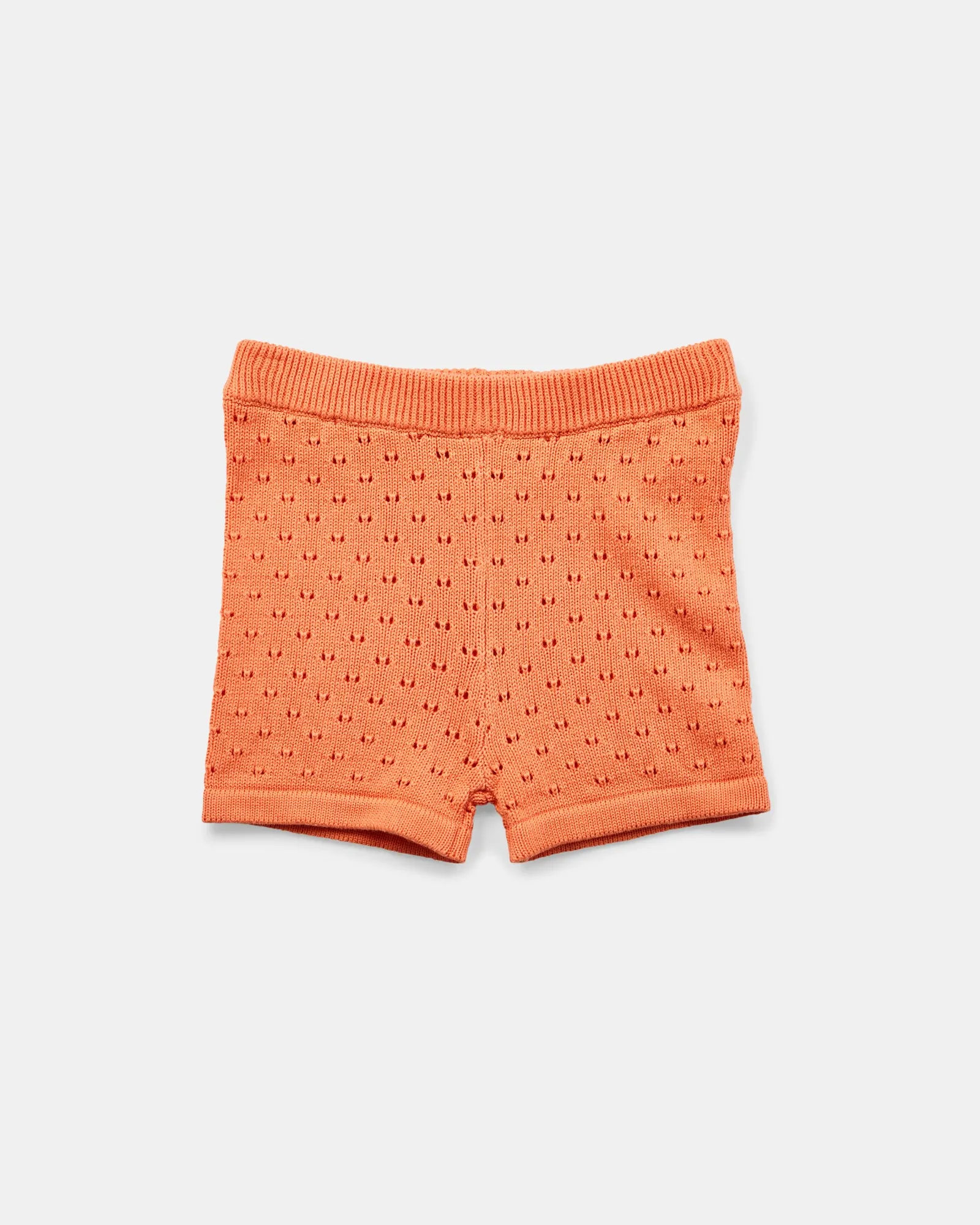 Rosalie Knit Shorts - Coral