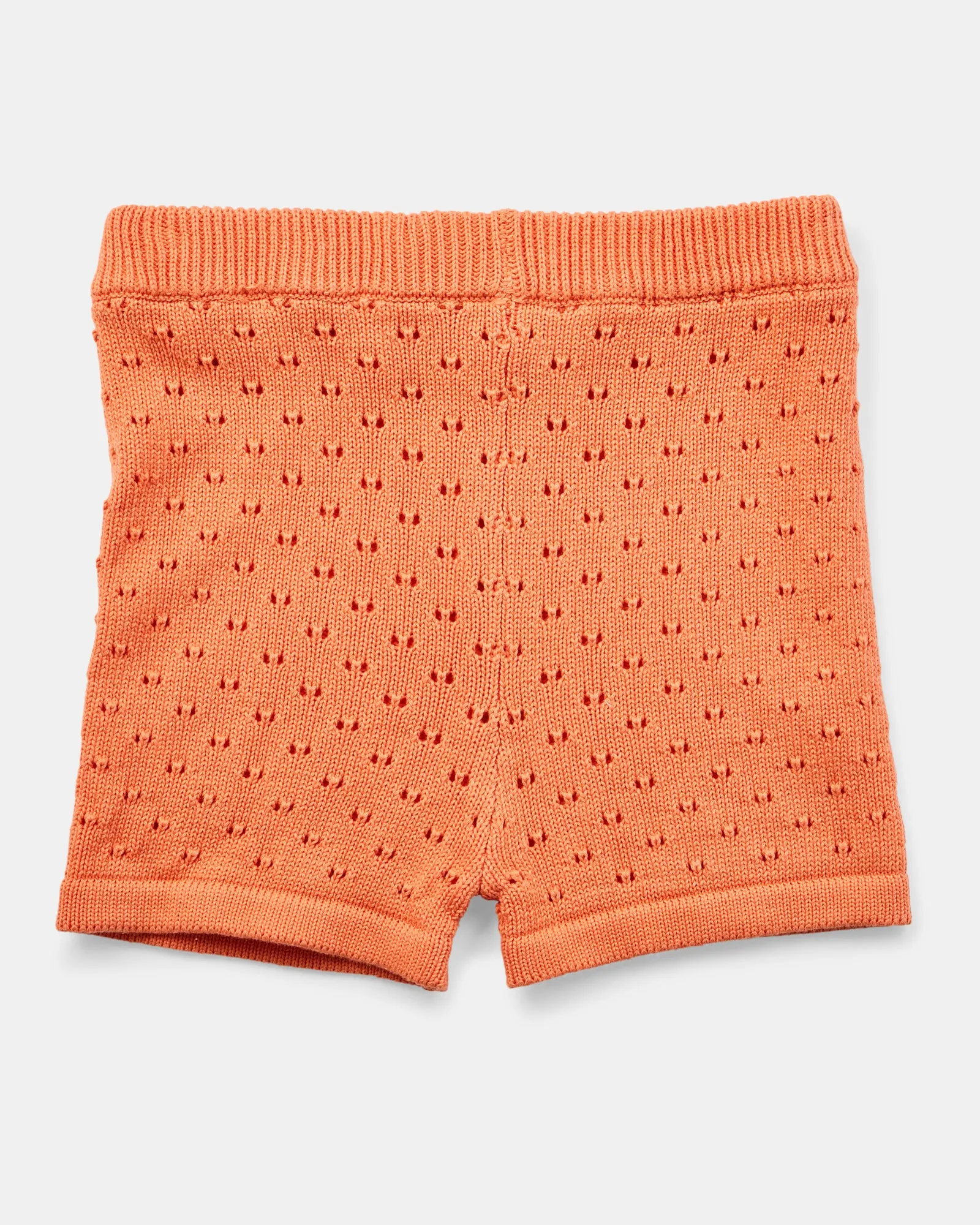 Rosalie Knit Shorts - Coral