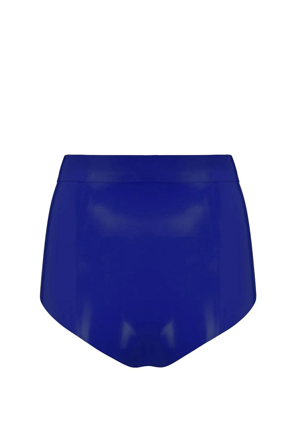 Royalblue Navy Latex Disco High Waist Pant