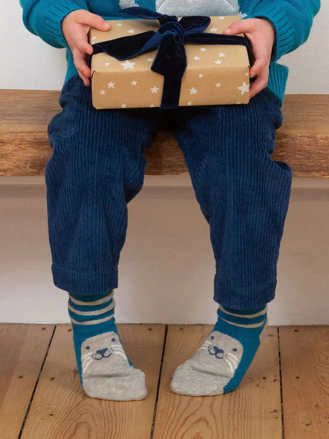 Seal, star and stripe socks - Kite