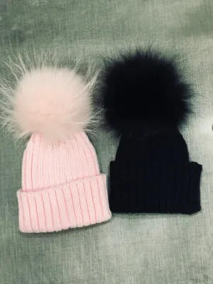 Single Pom Infant Hat