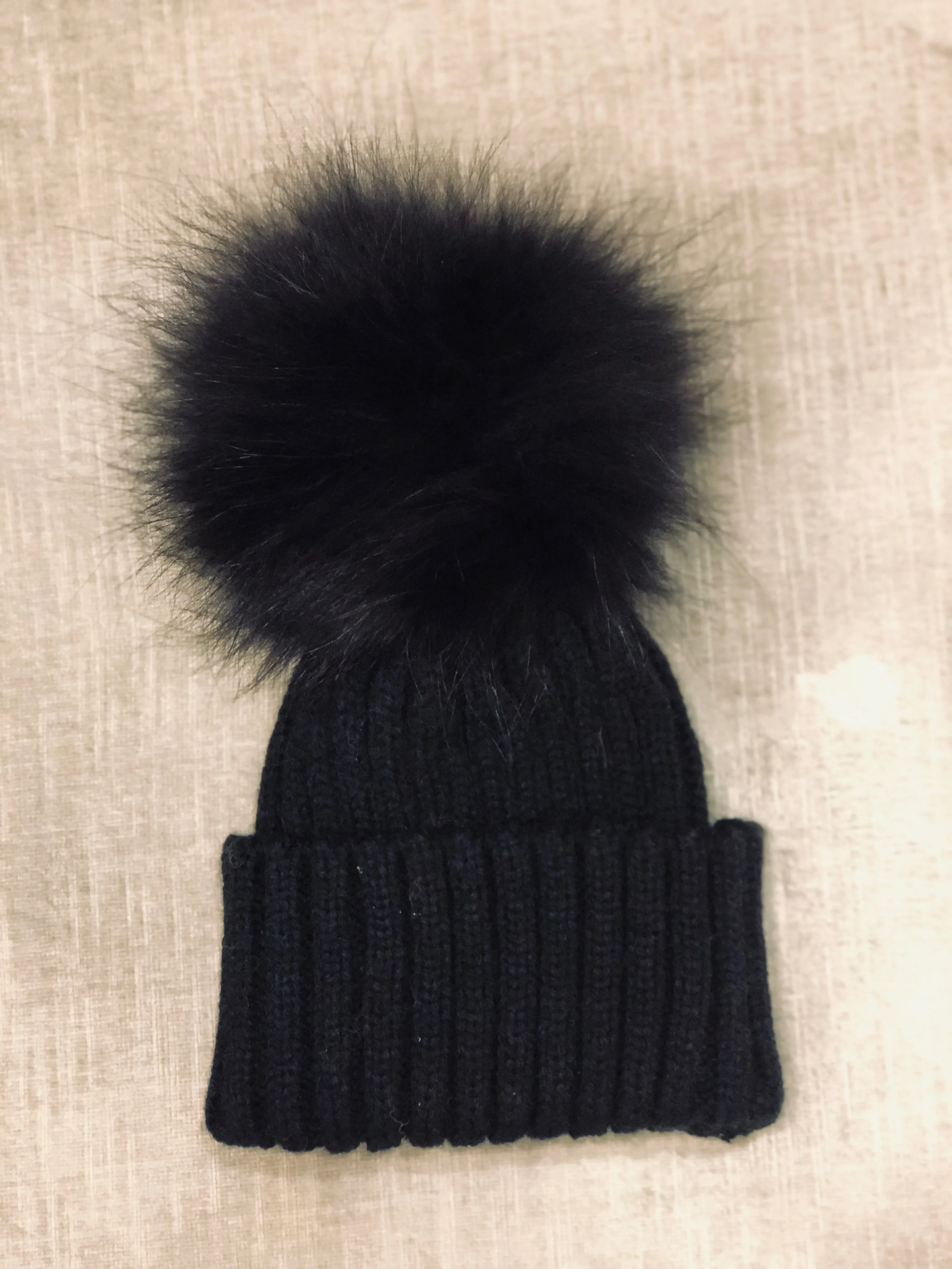 Single Pom Infant Hat