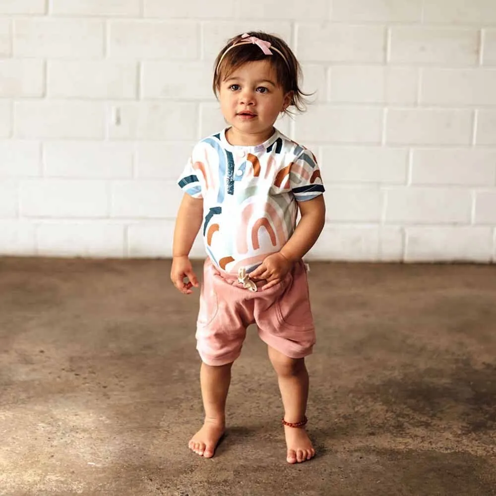 Snuggle Hunny - Rose Organic Shorts