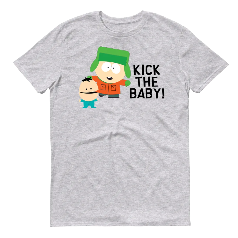 South Park Kyle Kick the Baby Adult Short Sleeve T-Shirt