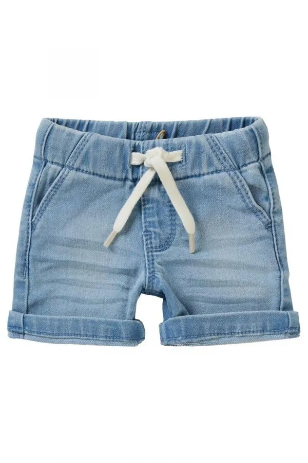 The Bayport Denim Shorts - Light Blue Wash - BABY