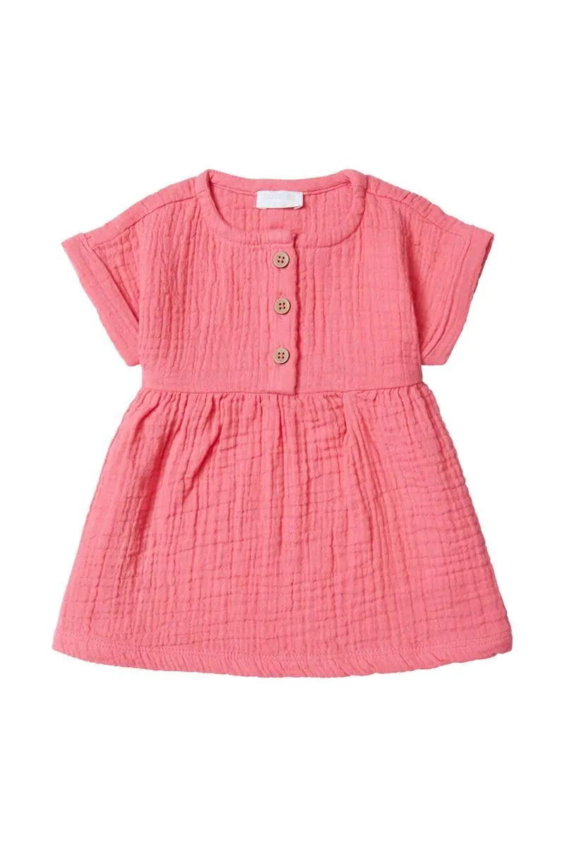 The Chambery Short Sleeve Dress - Camelia Rose - BABY