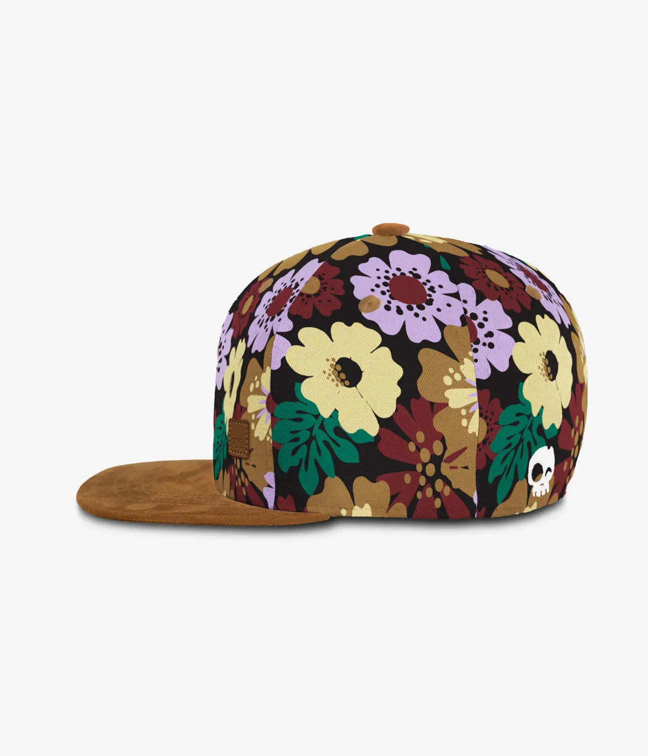 The Fall Garden Snapback Hat - Merlot - BABY