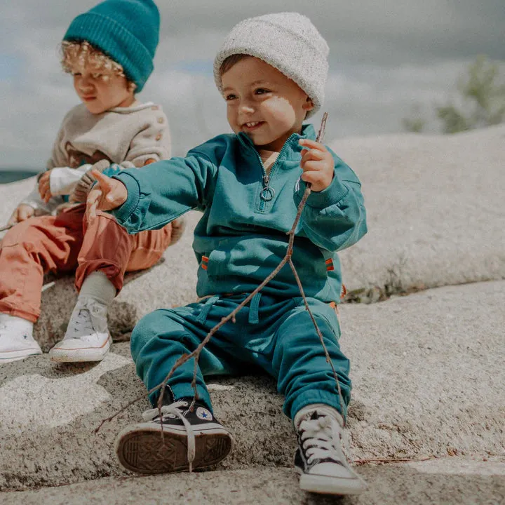 The Forrest Cotton Joggers - Aqua - BABY