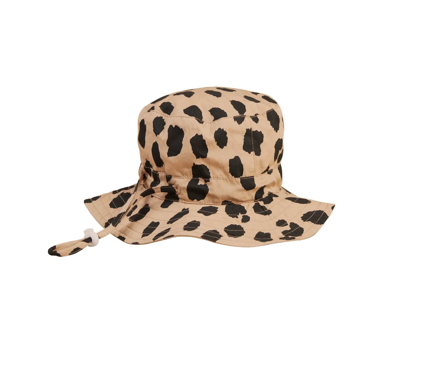 The Huxbaby Spotty Bucket Hat - Camel - BABY