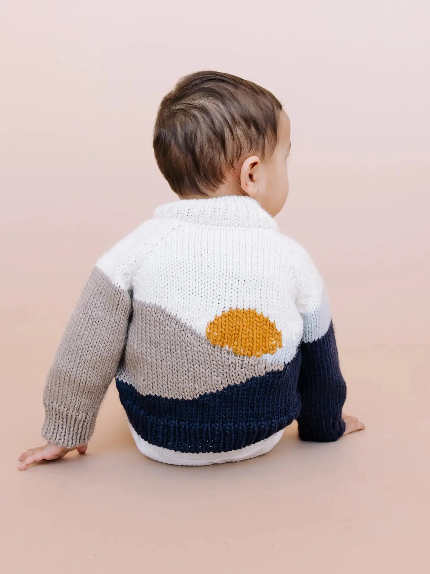 The Sunset Cardigan - Navy - BABY