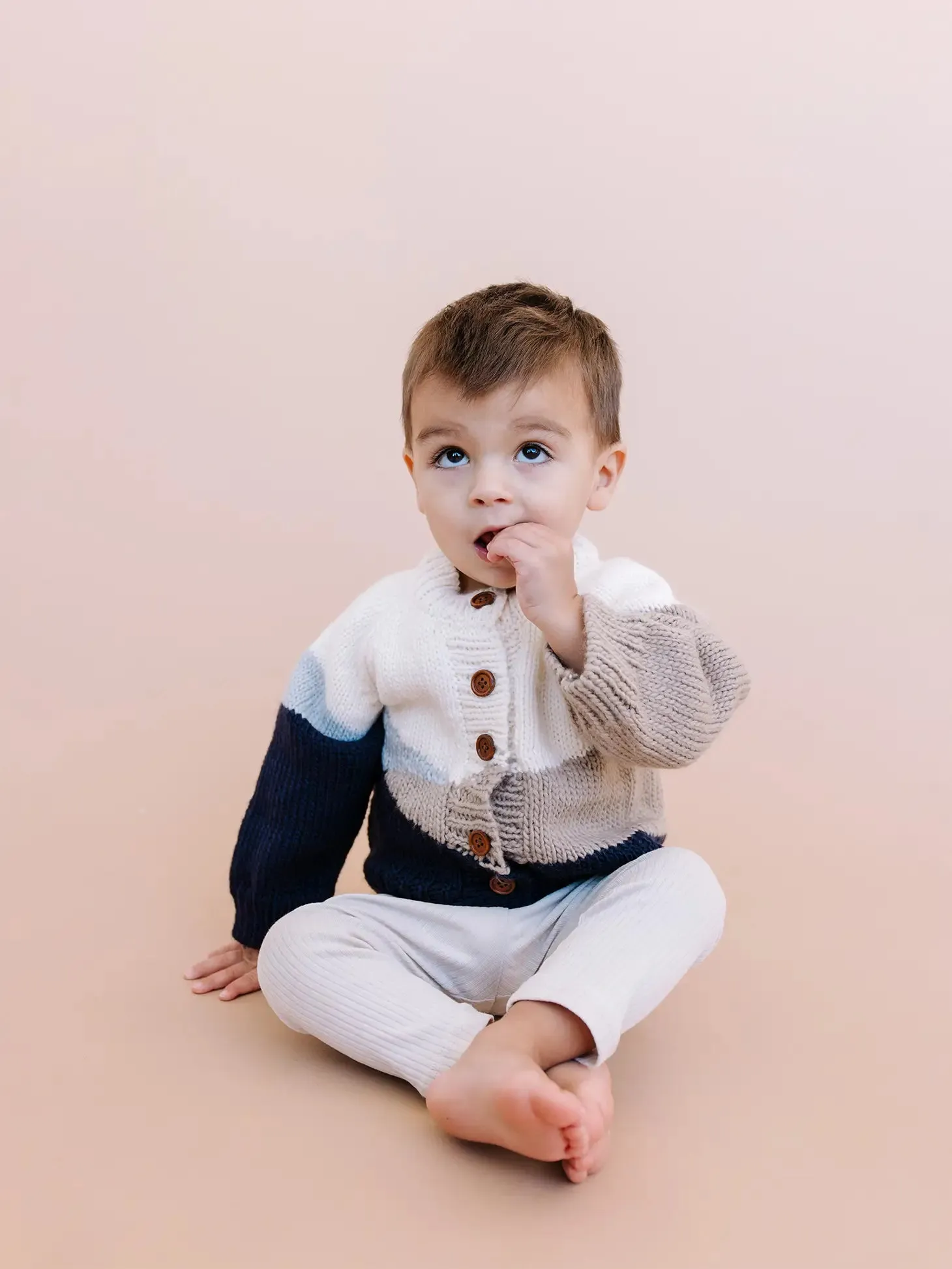 The Sunset Cardigan - Navy - BABY