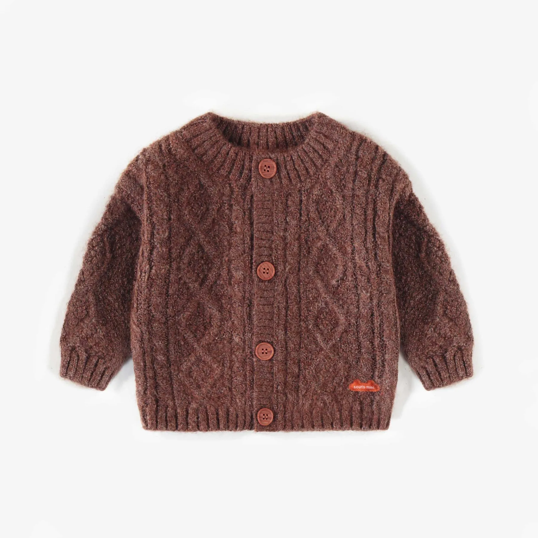 The Warner Cardigan - Brown - BABY