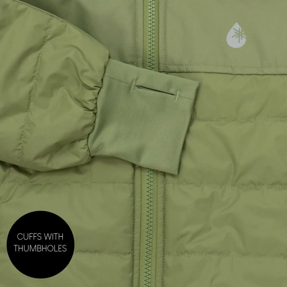 Therm Hydracloud Waterproof Fleece-Lined Puffer Jacket