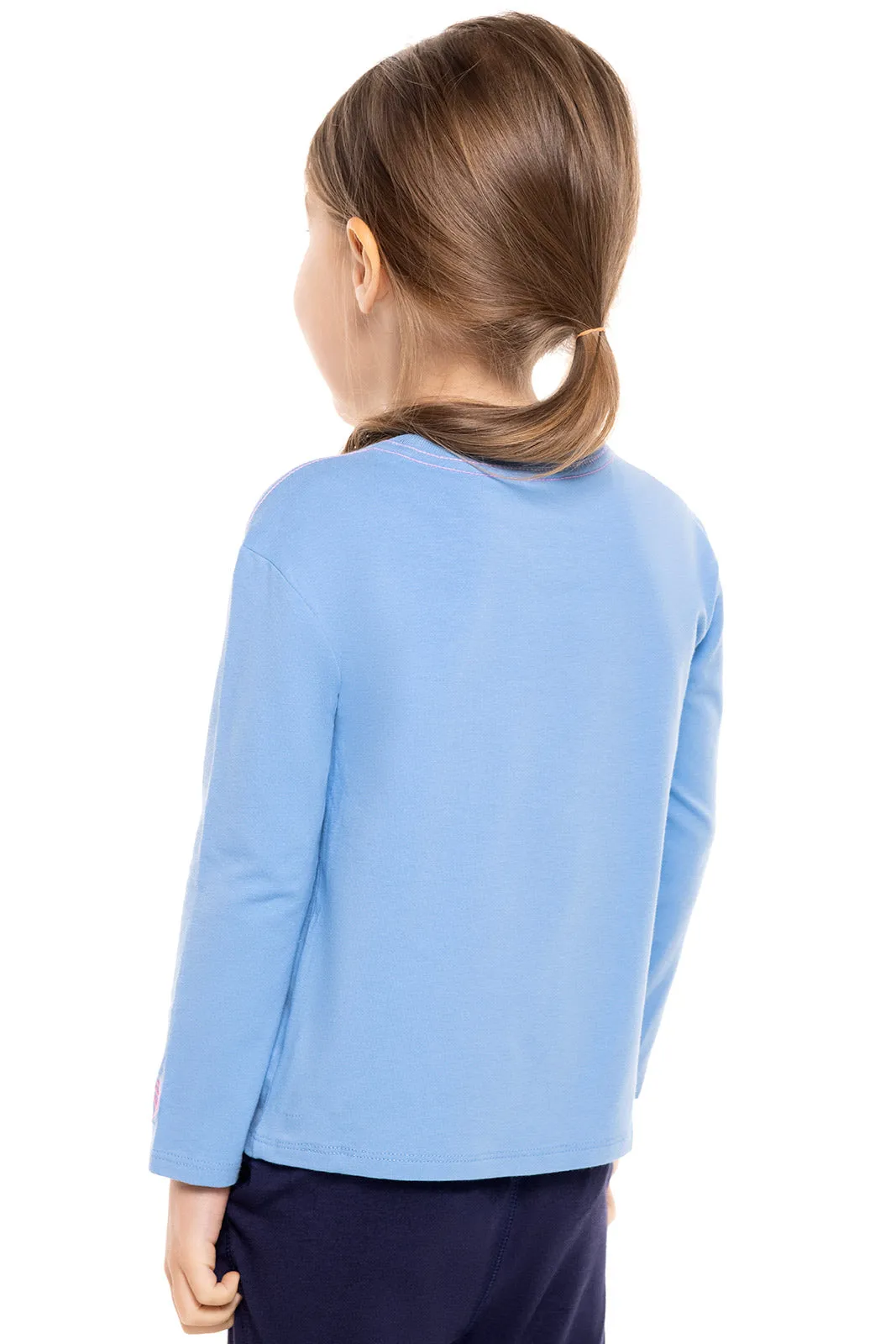 Toddler Coco Plum Everyday Long Sleeve Graphic T-Shirt  |  Clear Sky Blue