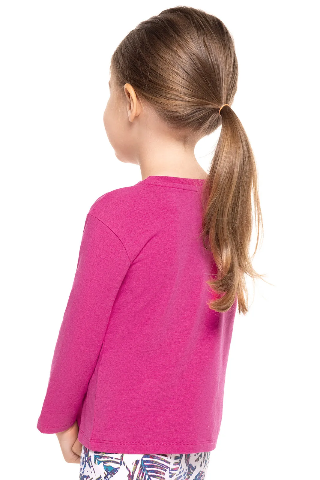 Toddler Coco Plum Everyday Long Sleeve T-Shirt  |  Magnolia Pink