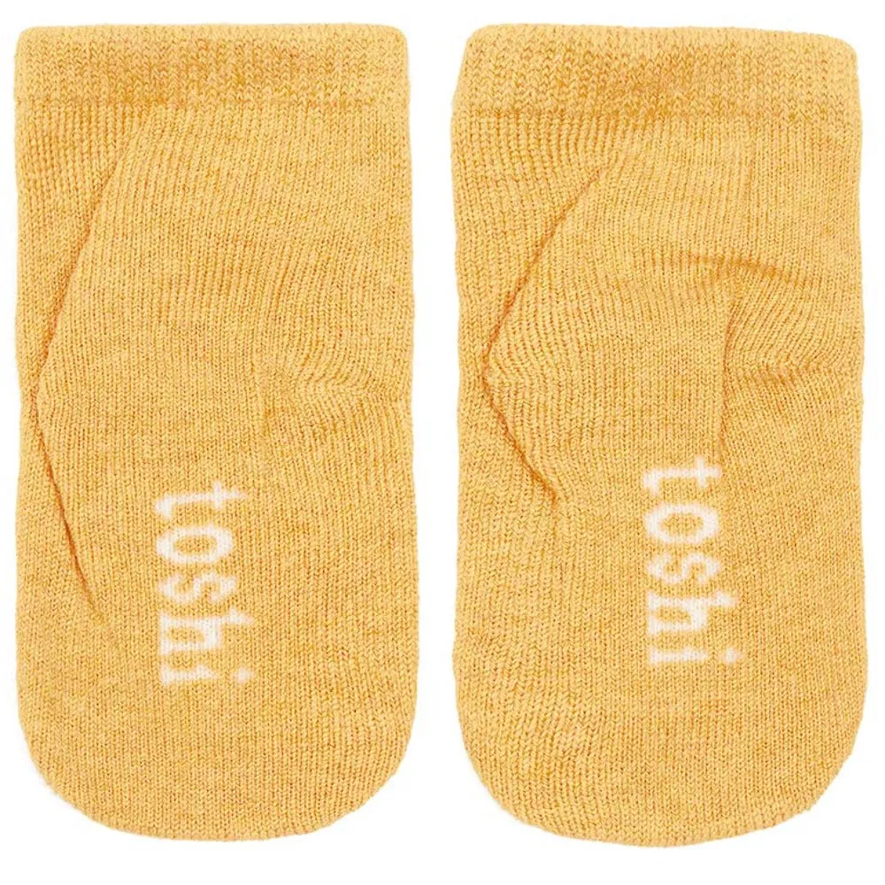 Toshi Organic Ankle Socks Dreamtime Butternut