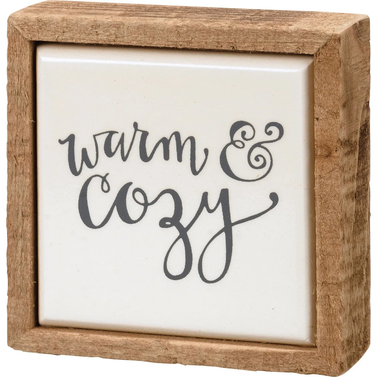 Warm & Cozy Mini Box Sign