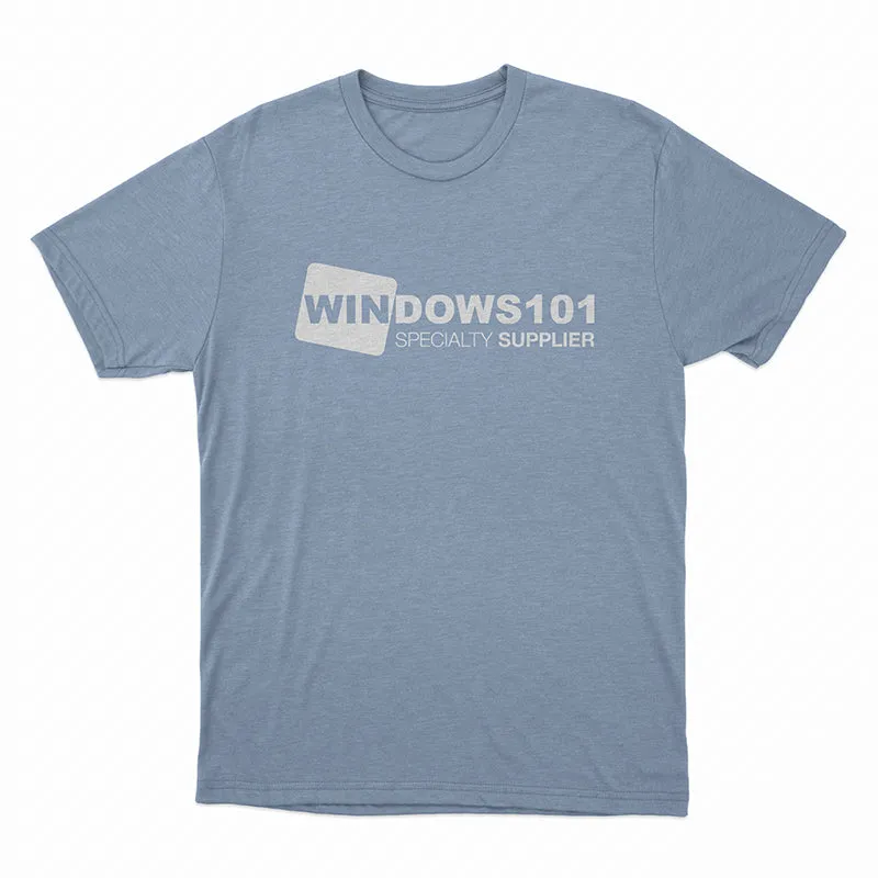 Windows 101 T-Shirt - Heather Blue