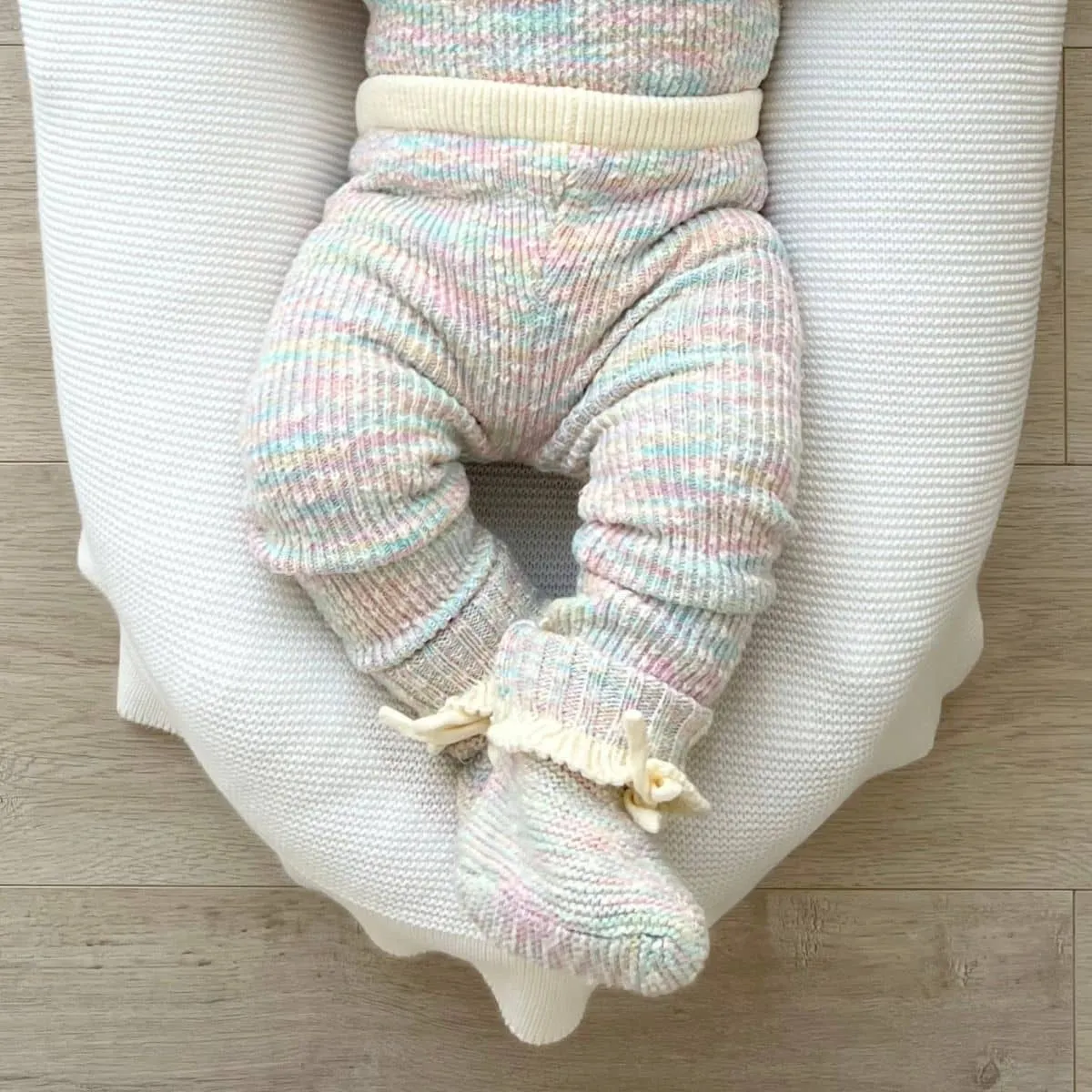 Ziggy Lou Knit Booties - Sprinkle - 3 to 6 Months